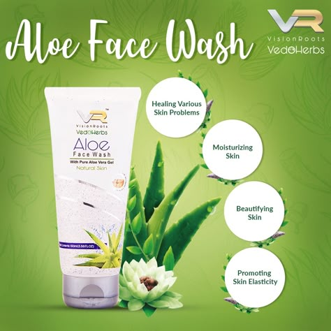 Aloe pulls out the dirt and pollution which is gathered on our face and removes all impurities and environmental pollutants, without drying the skin. . It is gentle to use on the face and hand and keeps our face and hands soft. Aloe Face Wash being pH-balanced is suitable for all skin types. . . For Product Details Contact - 011-49876462 . . #Alovera #Facewash #HealthySkin #Aloe #Cleanser #Moisturizer #GlowingSkin #NaturalSkinCare #Beauty #SkincareRoutine #NaturalProducts #VisionRoots Face Wash Social Media Post, Face Wash Ads, Biotique Face Wash, Amazon Listing Design, Skincare Vibes, Aloe Vera Face Wash, Aloe On Face, Natural Skin Moisturizer, Medical Website Design