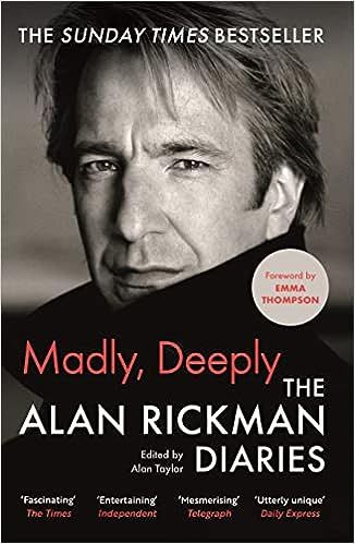 Hans Gruber, Professor Severus Snape, Cheap Books, Madly Deeply, Emma Thompson, Alan Rickman, Celebrity Biographies, Severus Snape, World Of Books