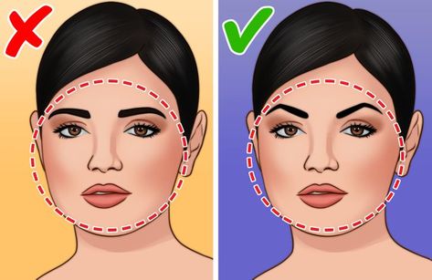 How to Choose the Best Eyebrow Shape for Your Face Thick Eyebrow Shapes, Eyebrows For Face Shape, Best Eyebrow Shape, Round Eyebrows, Eyebrows Goals, Curved Eyebrows, Alis Mata, Rectangle Face, Membentuk Alis