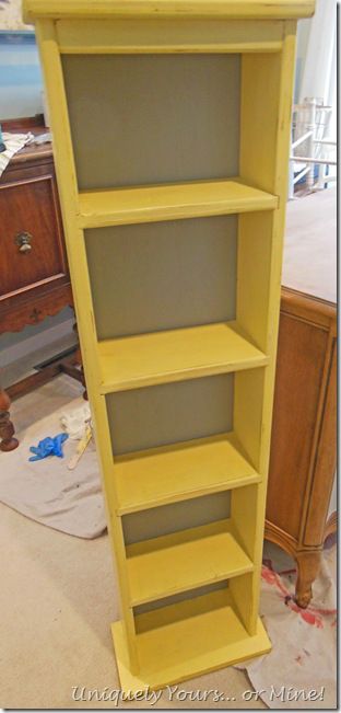 Repurposing An Old CD Tower | Uniquely Yours... or Mine! Diy Dvd Shelves, File Cabinet Redo, Dvd Storage Tower, Cd Tower, Cd Stand, Cd Shelves, Dvd Shelves, Cd Diy, Cd Rack