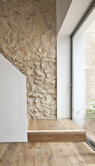 Stone Wall Interior Design, Stone Walls Interior, Stone Interior, Stone Architecture, Interior Wall Design, Stone Houses, Stone House, Stairs Design, Design Case