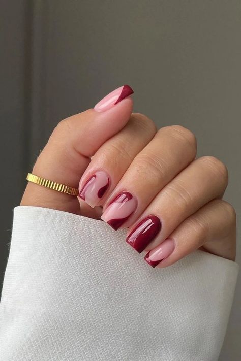 Beauty Hacks Nails, Square Nail Designs, Work Nails, Short Acrylic Nails Designs, Nails Desing, Fall Nail, Classy Nails, Chic Nails, Short Acrylic Nails