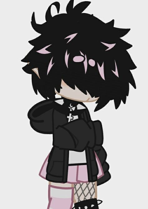 Emo Gacha Club Oc, Emo Gacha Club Outfits, Gacha Things, Mountain Drawing, Hair Sketch, Emo Art, Gacha Ocs, Photography Club, Club Hairstyles