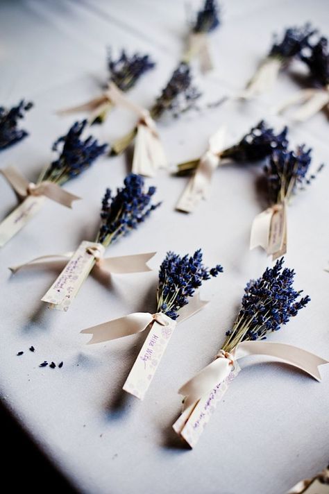 Elevate your event with the delicate beauty of dried lavender placecard holders. the fragrant and charming touch of these botanical treasures will add an elegant and whimsical element to any table setting. handcrafted with love, these unique placecard holders are the perfect way to guide your guests with a touch of nature-inspired charm. let the soothing scent of lavender transport you and your loved ones to a serene and unforgettable celebration. perfect for weddings, anniversaries, or any special occasion where love is in the air. get ready to set the scene for a magical and memorable event. Dried Lavender Flowers, Provence Wedding, Rustic Wedding Decorations, Bridal Musings, Wedding Tags, Lavender Wedding, Dried Lavender, בר מצווה, Lavender Flowers