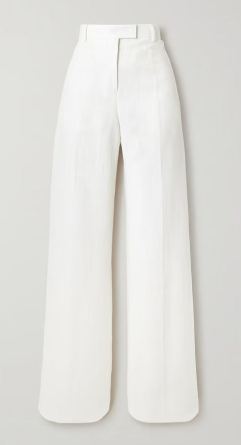 Trousers White, Pants Trousers, Capsule Wardrobe, Pretty Outfits, Stylish Outfits, Style Me, Lookbook, University, Jumpsuit