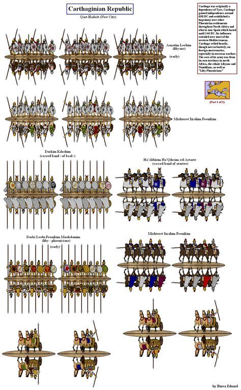 Carthaginian Republic | Paper Miniature Clothing Illustration, Paper Miniatures, Paper Soldiers, Warrior Images, House Crafts, Ancient Warfare, Doll House Crafts, Teaching History, Military Outfit