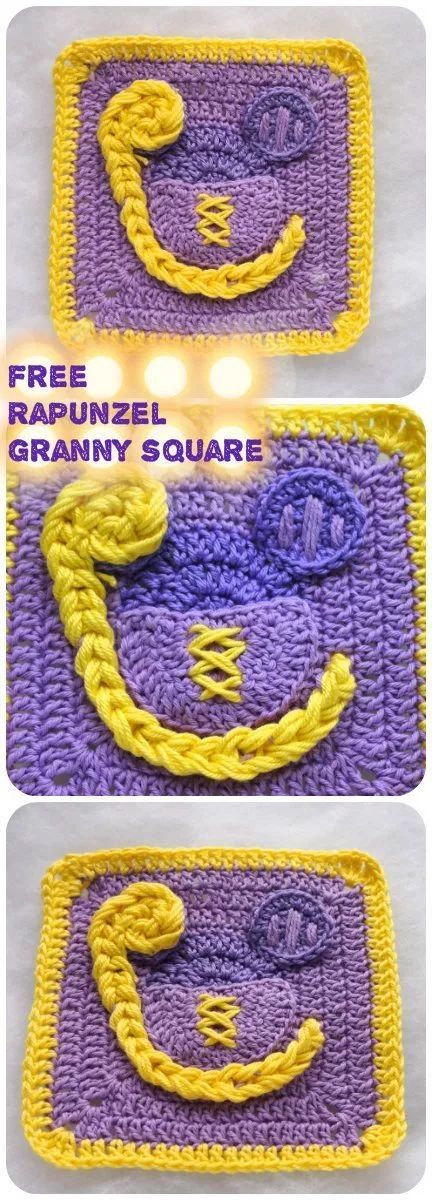 Disney Patterns, Beginners Amigurumi, Granny Square Häkelanleitung, Disney Crochet, Disney Blanket, Friends Crochet, Sunburst Granny Square, Amigurumi For Beginners, Bunny Amigurumi