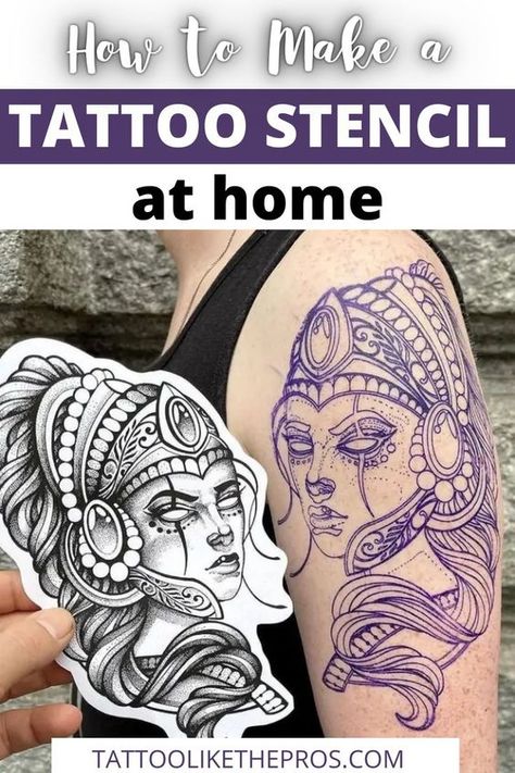 Diy Tattoo Stencil Transfer, How To Use Transfer Paper For Tattoos, Tattoo Practice Ideas, Tattoo Techniques For Beginners, How To Draw A Tattoo, How To Make A Tattoo Stencil, Beginner Tattoo Practice Stencils, Simple Beginner Tattoos, How To Tattoo Step By Step