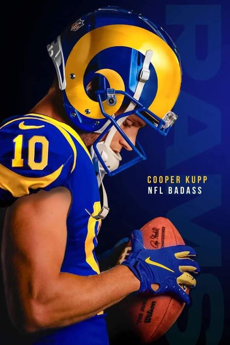 La Rams Football, Cooper Kupp, Sean Mcvay, Chicago Sports Teams, Nfl Football Art, Rams Football, Sport Portraits, La Rams, Chicago Sports