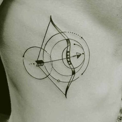 Archery Tattoo, Sagittarius Tattoos, Mens Arrow Tattoo, Artemis Tattoo, Archer Tattoo, Meaning Of Arrow Tattoo, Sagittarius Tattoo Designs, Tattoo Arrow, Small Arrow Tattoos