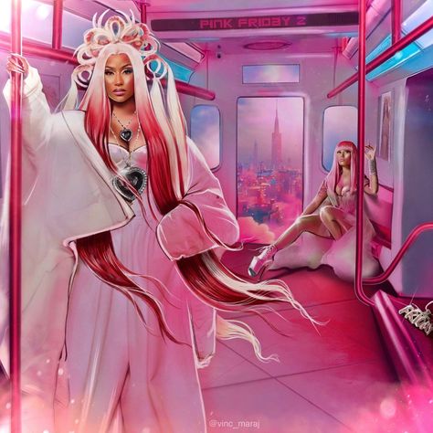 Barbie Album Cover, Nicki Minaj Album Cover, Nicki Manij, Nicki Minaj Album, Old Nicki Minaj, Nicki Minaj Tour, Pink Photoshoot, Nicki Minaj Wallpaper, Nicki Minaj Pink Friday