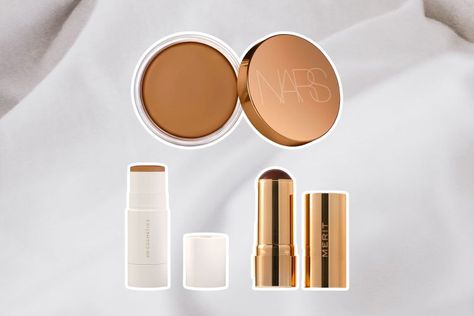 The 11 Best Cream Bronzers of 2023, Tested & Reviewed Best Cream Bronzer, What Is Contouring, Simple Eyeshadow Looks, How To Apply Bronzer, Best Bronzer, Best Red Lipstick, Cream Bronzer, Collagen Facial, Sephora Sale