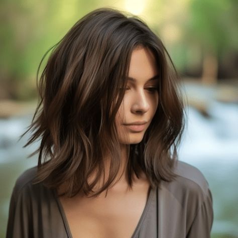 93 Stunning Medium-Length Layered Haircuts Trending Right Now Penteado Cabelo Curto, Trending Haircuts, Medium Hair Cuts, Shoulder Length Hair, Medium Length Hair Cuts, Hair Today, Great Hair, Layered Haircuts, Layered Hair