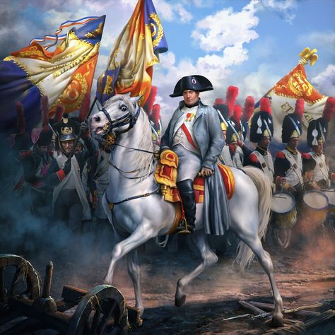 ArtStation - History of France, 5518 Studios Napoleonic Fantasy Art, Napoleon Art Paintings, Napoleon Painting, France History, First French Empire, Italian Campaign, Napoleon Complex, French Dragoons Napoleonic, French Cuirassiers Napoleonic