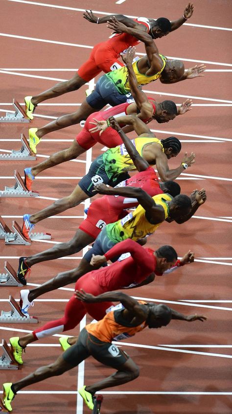 ♥ London Olympic Yohan Blake, Track Runners, Track And Field Athlete, Action Photography, Sport Inspiration, Usain Bolt, Olympic Athletes, Olympic Sports, Sports Images