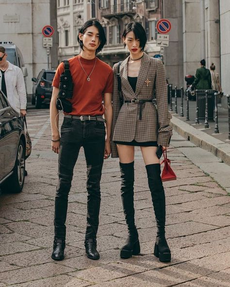 Estilo Harajuku, Goth Outfit, Tokyo Street Fashion, Fashion Week 2018, Fashion Male, Neue Outfits, Korean Street, Looks Street Style, Tokyo Fashion