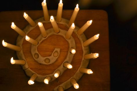 How to make an advent spiral (and why today isn't too late). Advent Spiral, Winter Solstice Celebration, Lantern Art, Polar Express Train, Solstice Celebration, The Polar Express, Advent Season, Express Train, Diy Calendar