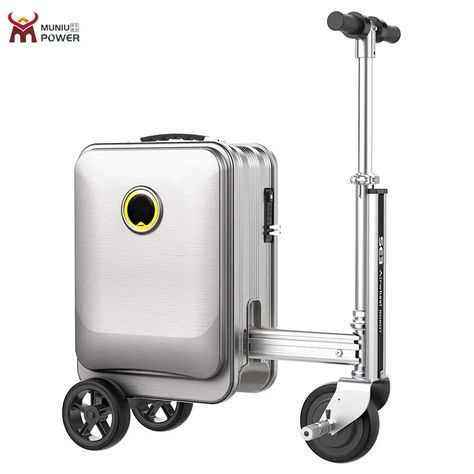 Scooter Luggage, Riding Scooter, Lost Luggage, Balancing Scooter, Digital Lock, Electric Wheelchair, Electric Skateboard, Carry On Suitcase, Hand Luggage