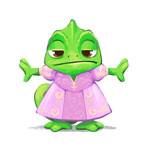 I drew Pascal on my wife’s birthday card this year. She loved it. ^_^ #rvandervlagart #artistsofinstagram #tangled #pascal #disney A Dress, Tangled, This Year, Van, Disney, For Sale, Birthday, Green, Pink