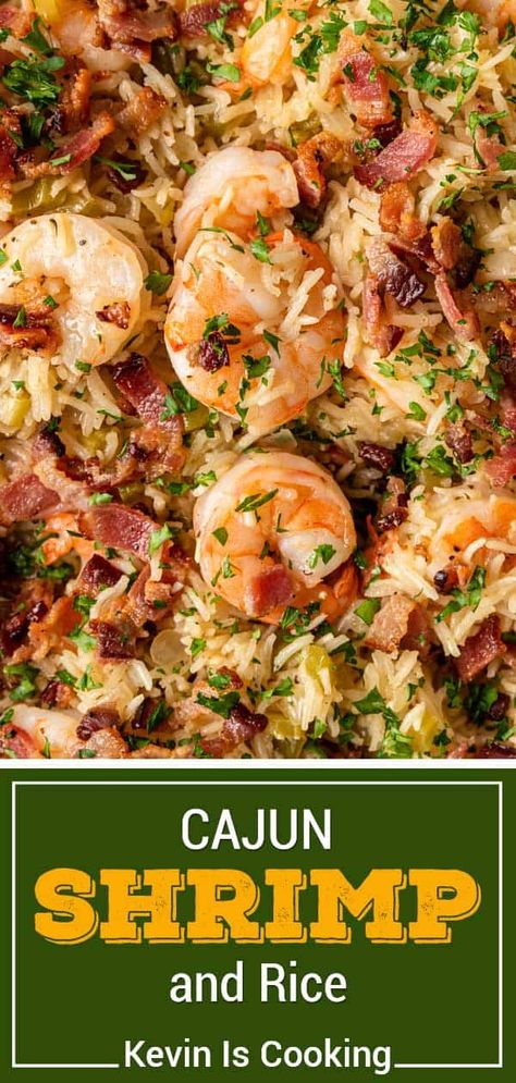 Cajun Shrimp Fried Rice, Cajun Shrimp And Rice, Rice Video, Shrimp And Rice Recipes, Cajun Shrimp Recipes, Fun Dinner, Cajun Dishes, Shrimp And Rice, Shrimp Fried Rice