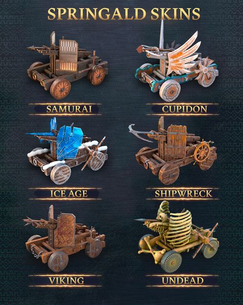 ArtStation - Age of Empires IV Springald skins concept Age Of Empires Iii, Age Of Empires, Transportation Design, Game Assets, Game Design, Transportation, Get Ready, Alexander, Art Design