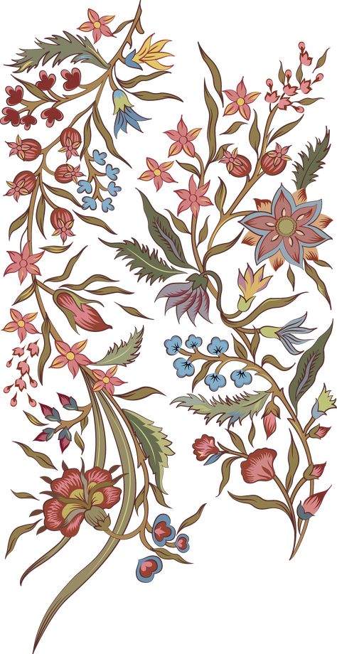 Mughal Flower Png, Mughal Flowers, Beautiful Live Wallpaper, Hd Flowers, Digital Flower, Botanical Flower Art, Folk Art Flowers, Textile Prints Design, Cushion Cover Designs