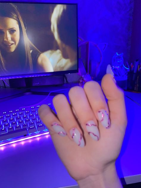 Vampire Diaries Nails, Initials Nails, Nail Art Designs Videos, Mystic Falls, The Vampire Diaries, The Vampire, Nails Design, Vampire Diaries, Art Designs