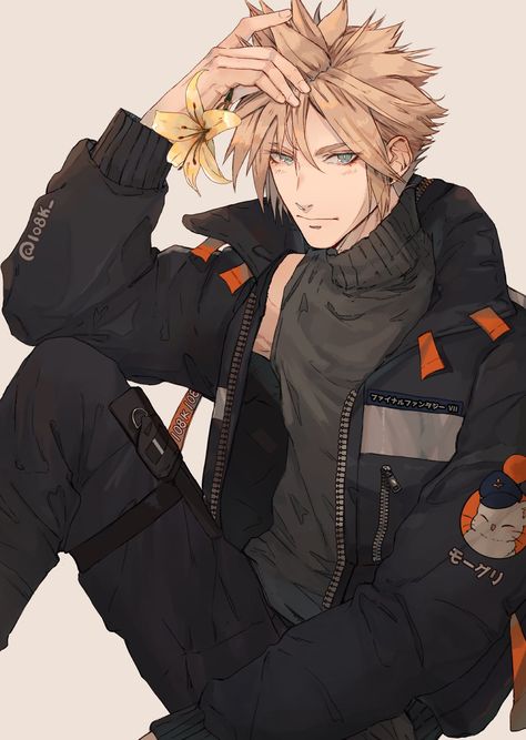 Final Fantasy Cloud Strife, Illustration Design Graphique, Final Fantasy Vii Cloud, Final Fantasy Cloud, Cloud And Tifa, Final Fantasy Vi, Final Fantasy Collection, Final Fantasy Artwork, Model Ideas