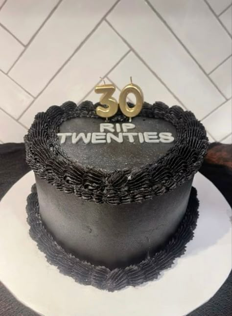 Red Velvet 30th Birthday Cake, 30th Cake For Men, Men 30th Birthday Cake, Rip Twenties Birthday Decorations, Rip 20s Birthday Party Cake, Rip 30th Birthday Cake, Dirty Thirty Cake For Men, 30th Bday Cake For Men, Rip Twenties Birthday Cake