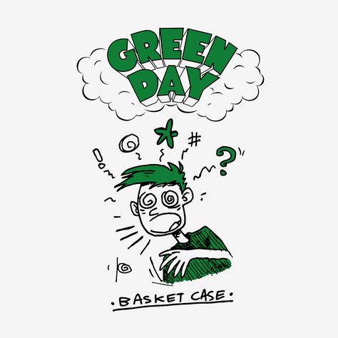 Green Day Drawings Easy, Green Day Drawings, Green Day Art, Green Day Aesthetic, Green Day Wallpaper, Green Day Logo, Green Day Tattoo, Green Day Poster, Green Day T Shirt