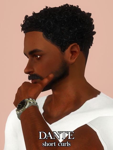 Afro Hair Boy, Sims 3 Male Hair, Sims 4 Afro Hair Male, Hairstyles Men Black, Afro Hair Sims 4 Cc, Sims 4 Afro Hair, Sims 4 Curly Hair, Box Braids Men, Short Black Haircuts