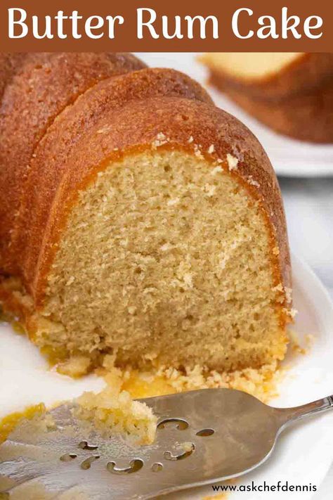 Butter Rum Cake Homemade Rum Cake, Butter Rum Cake, Vanilla Bundt Cake Recipes, Homemade Rum, Vanilla Bundt Cake, Easy Bundt Cake Recipes, Rum Cake Recipe, Easy Bundt Cake, Butter Rum