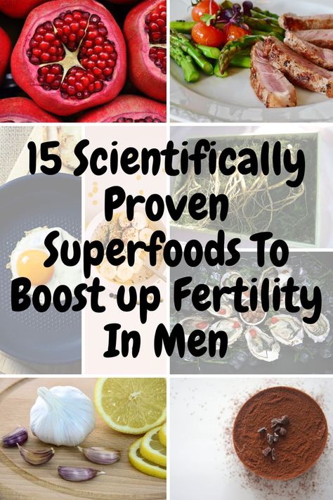 Here in this article, you will get to know about the 15 superfoods that will not only improve fertility in men but also help to reduce the chances of erectile dysfunction and premature ejaculation in them. So, click on the link to get to learn more facts about it. Sperm Health, Low Sperm Count, Fertility Foods, Increase Testosterone Levels, Improve Fertility, Fertility Diet, Increase Testosterone, Fatty Fish, Folic Acid