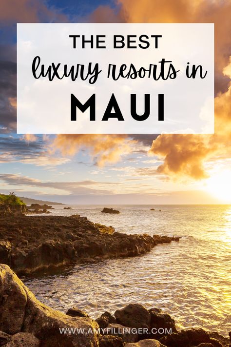 Are you planning a Maui vacation and looking for the best luxury resorts in Maui or best 5-star resorts in Maui? Maui has some of the best resorts in Hawaii! As a Hawaii Travel Agent, I'll share the best places to stay in Maui from adults-only Maui resorts to boutique resorts to large resorts in Maui full of activities #mauiresorts #luxuryresortsinmaui #mauivacation #mauihoneymoon Best Beaches In Maui, Resorts In Hawaii, Maui Honeymoon, Maui Snorkeling, Maui Resorts, Hawaii Resorts, Hawaii Hotels, West Maui, Honeymoon Places