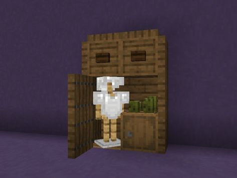 Minecraft Wardrobe Design, Wardrobe Minecraft, Minecraft Wardrobe, Minecraft Interiors, Aesthetic Buildings, Minecraft Interior, Cool Minecraft Creations, Minecraft House, Cool Minecraft