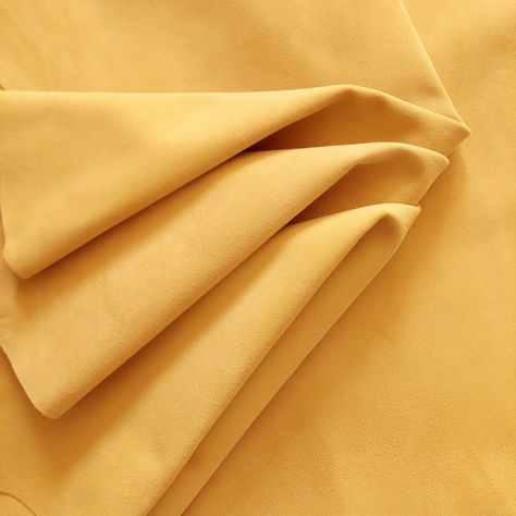 Yellow  Goat Suede Leather, Genuine Goat Skin Hide, Thickness 1 - 1.2mm, Leather Supplier, Velvety Effect Soft Suede, Natural Leather Pieces by Eurasianleather on Etsy Leather Crafts, Weird Shapes, Leather Skin, Leather Pieces, Suede Material, Shoes Leather, In The Flesh, Leather Items, Soft Suede