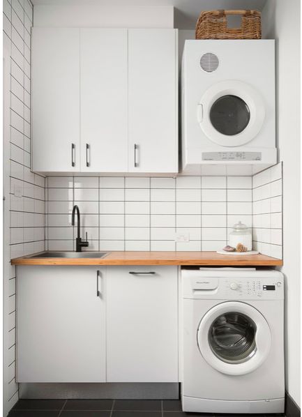 Contemporary Laundry Room, Laundry Makeover, Pantry Laundry, Laundry Ideas, Garage Laundry, Laundry Room Layouts, Laundry Room Renovation, Laundry Design, Modern Laundry Rooms