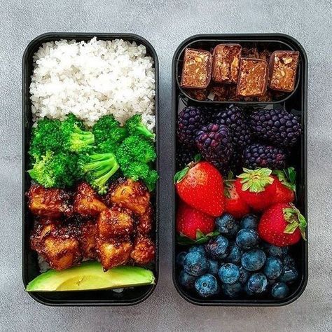 Vegan Bento, Tofu Broccoli, Rice Recipes For Dinner, Vegan Lunches, Makanan Diet, Vegan Meal Prep, Diet Keto, Vegan Lunch, Lunch Boxes