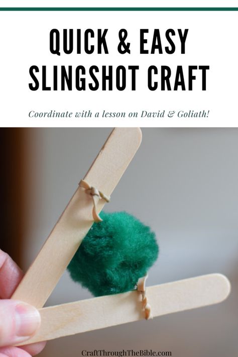 David And Goliath Crafts For Preschoolers, Sunday School Arts And Crafts, David And Goliath Activities Preschool, David Slingshot Craft, Kids Church Crafts Easy, Sunday School Crafts For Kids Easy, Bible Story Crafts For Preschoolers, David And Goliath Slingshot Craft, David And Goliath Crafts