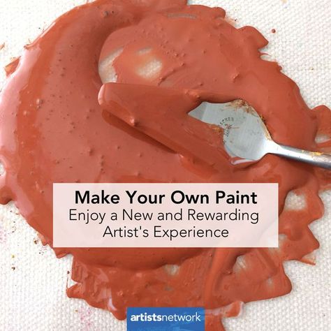 Make Your Own Paint, Gifted Classroom, Homemade Watercolors, Paint Making, Craft Recipes, Art Learning, Homemade Paint, Homemade Art, Diy Techniques