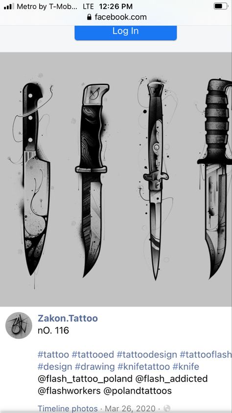 116 Tattoo, Dagger Drawing, Knife Drawing, Knife Tattoo, Drawing Tattoo, Dagger Tattoo, Tattoo Style Drawings, Desenho Tattoo, Dark Tattoo