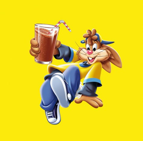 Nesquik Bunny Art, Nesquik Bunny Pfp, Neskiquik Bunny, Nesquik Rabbit, Nesquick Bunny, Nesquik Bunny, Fat Cartoon, Teletubbies Costume, Bunny Poster