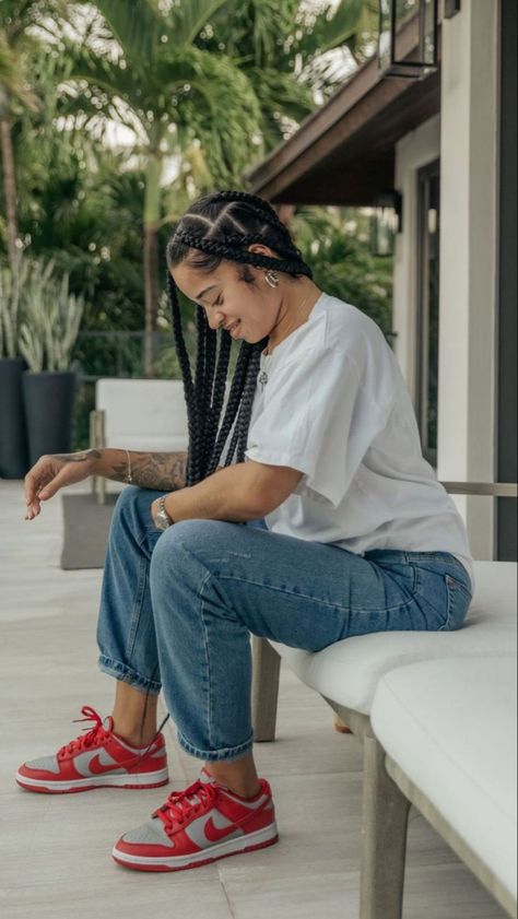 Ella Mai Ella Mai, Tomboy Style Outfits, Streetwear Fashion Women, Casual Chic Outfit, Tomboy Fashion, Baddie Outfits Casual, Cute Simple Outfits, Teenage Fashion Outfits, Looks Style