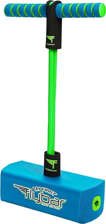 Amazon.com: Flybar My First Foam Pogo Jumper for Kids Fun and Safe Pogo Stick, Durable Foam and Bungee Jumper for Ages 3 and up Toddler Toys, Supports up to 250lbs (Blue) : Toys & Games Blue Toys, Active Toys, Pogo Stick, Healthy Activities, Kids Jumpers, How To Make Toys, Gross Motor Skills, Kids Fun, Play Activities