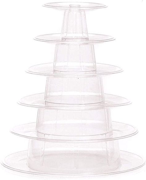 Amazon.com | Candora 6 Tiers Round Macaron Tower Cake Stand dessert Display Rack for Wedding Birthday: Cake Stands Tower Cake, Macaron Tower, Dessert Display, Cake Stands, Display Rack, 10th Birthday, Tiered Cake Stand, Cake Stand, Macarons