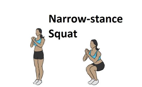 The Narrow-stance Squat is an exercise that focuses on the lower part of the body, with an accent upon the quads. A lot of people find that they’re not able to go as far in a Narrow-stance Squat as when they do a broader squat, which is common. The squat with a narrow stance can be done […] Narrow Stance Squat, Narrow Squat, Dumbbell Squat, Cruciate Ligament, Back Injury, Hip Mobility, Squat Rack, Circuit Workout, Leg Muscles