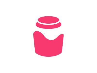 Jelly Jar Logo by Sean Farrell on Dribbble Jar Logo, Jam Packaging, Perfume Logo, Food Business Ideas, Negative Space Logos, Jar Design, Cake Logo, Brand Creation, Jelly Jars