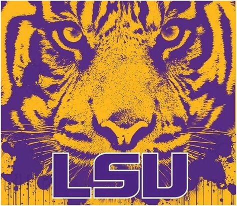 Lsu College, Lsu Baseball, Louisiana Homes, College Gear, Geaux Tigers, Tiger Face, Lsu Tigers, Clothes Ideas, Tigers