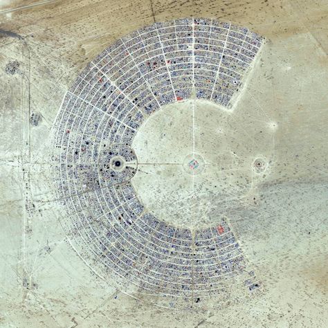 Ben Grant Black Rocks, Black Rock Desert, Black Rock City, Earth Pictures, Aerial Images, Burning Man Festival, Satellite Image, Human Activity, Earth From Space