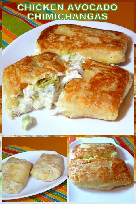 Easy Mexican-flavored Chicken filling and deliciously tasty with some fresh avocado added - whole meal in a tortilla. Using my favorite Miracle Dough Tortillas, this is a satisfying and tasty meal. ~ Jen #chimichangas #chickenchimichangas #avocadorecipes #chickenrecipes #burritos #glutenfree #lowcarb #miracledough #fatheaddoughrecipes Fat Head Dough, Fathead Dough, Low Carb Mexican, Fresh Avocado, Low Carb Baking, Low Carb Eating, Chicken Avocado, Low Carb Dinner Recipes, Low Carb Paleo